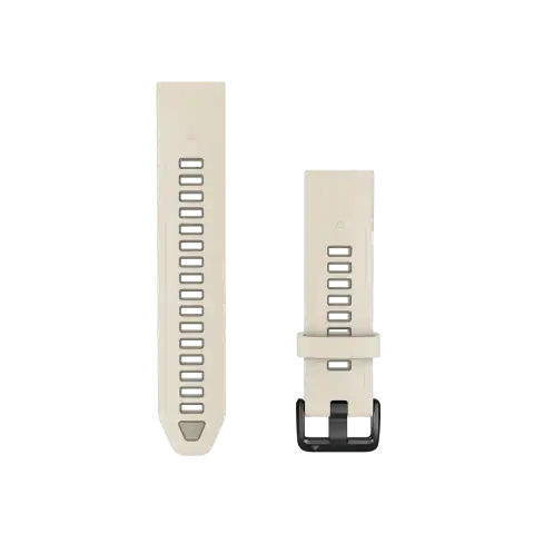Garmin QuickFit 20mm óraszíj - krémszín/franciaszürke, szilikon