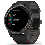 Garmin Venu 2 Black, bőr szíjas