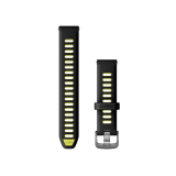 Garmin Quick Release 18mm Black/Amp yellow színű szilikon óraszíj