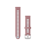 Garmin Quick Release 18mm Pink/Whitestone színű szilikon óraszíj