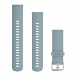 Quick Release 20mm szilikon Tengerkék óraszíj acél csattos