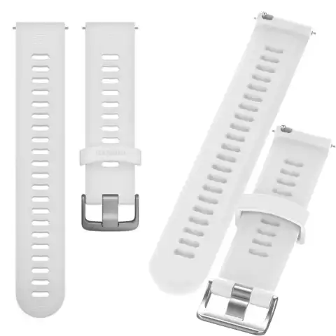 Garmin Quick Release 20mm szilikon White óraszíj acél csattos	010-11251-1P