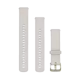 Garmin Quick Release 18mm  Elefántcsont színű szilikon óraszíj, soft gold színű csattal