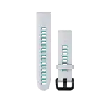 Garmin QuickFit 20mm Whitestone/Aqua szilikon óraszíj