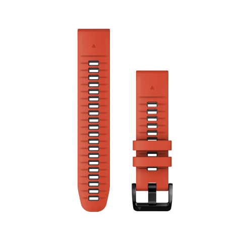 Garmin QuickFit 22mm szilikon Flame Red/Graphite óraszíj