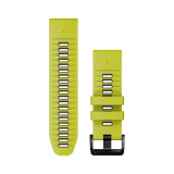 Garmin Garmin QuickFit® 26mm Electric Lime/Graphite betéttel szilikon óraszíj