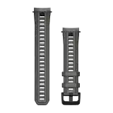 22 mm Watch Bands (Instinct® E – 45 mm) Charcoal Silicone Silicone