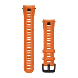 22 mm Watch Bands (Instinct® E – 45 mm) Ember orange Silicone Silicone
