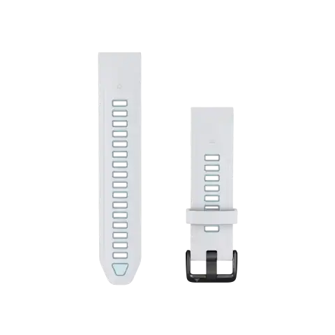 Garmin QuickFit 20mm óraszíj - törtfehér/jégkék, szilikon