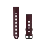 Garmin QuickFit 20mm óraszíj - sötét cseresznyepiros/ púderrózsaszín, szilikon