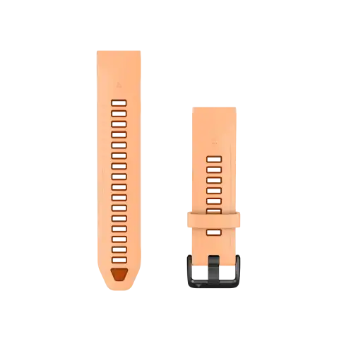 Garmin QuickFit 20mm óraszíj - kagylórózsaszín/ ősznarancs, szilikon