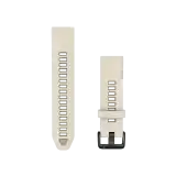 Garmin QuickFit 20mm óraszíj - krémszín/franciaszürke, szilikon