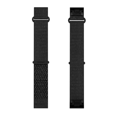 Garmin QuickFit 20 mm óraszíj – ComfortFit szövet – fekete, rövidebb | 010-14506-10