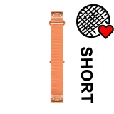 Garmin QuickFit 20 mm óraszíj – ComfortFit szövet – kagylórózsaszín, rövidebb