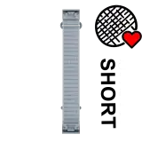Garmin QuickFit 20 mm óraszíj – ComfortFit szövet – tengerparti kék, rövidebb