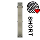 Garmin QuickFit 20 mm óraszíj – ComfortFit szövet – olívásszürke, rövidebb