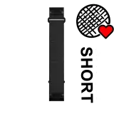 Garmin QuickFit 22 mm óraszíj – ComfortFit szövet – fekete, rövid