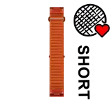 Garmin QuickFit 22 mm óraszíj – ComfortFit szövet – őszi narancs, rövid
