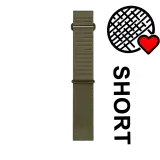Garmin QuickFit 22 mm óraszíj – ComfortFit szövet – olívzöld -rövid