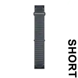 Garmin QuickFit 22 mm óraszíj – ComfortFit szövet – gránitkék, rövid