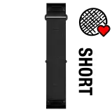 Garmin QuickFit 26 mm óraszíj – ComfortFit szövet – fekete, rövid