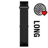 Garmin QuickFit 26 mm óraszíj – ComfortFit szövet – fekete, hosszú
