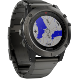 Garmin Fenix 5X Sapphire Slate Grey Acél óraszíjjal