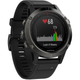 Garmin Fenix 5 Slate Grey Black óraszíjjal