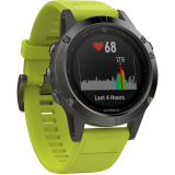 Garmin Fenix 5 Slate Grey Yellow óraszíjjal