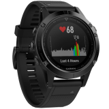 Garmin Fenix 5 Sapphire Black Black szíjjal