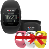 POLAR A300 HRM black óra +3db szíjjal I.