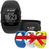 POLAR A300 HRM black óra + 3db szíjjal II.