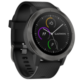 GARMIN vívoactive 3 Slate fekete szíjjal