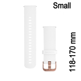 Quick Release 20mm szilikon Fehér-arany óraszíj