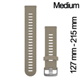Quick Release 20mm szilikon Sandstone óraszíj acél csattos