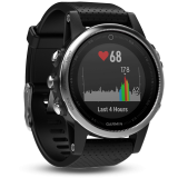 Garmin Fenix 5S Silver Black szíjjal