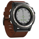 GARMIN D2 Charlie Titanium, bőr óraszíjjal