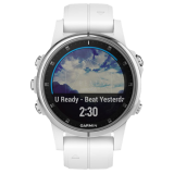Garmin Fenix 5S PLUS Sapphire Silver-White