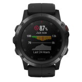 Garmin Fenix 5X PLUS Sapphire Black Black szíjjal
