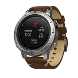 Garmin Fenix CHRONOS STEEL bőr szíjjal