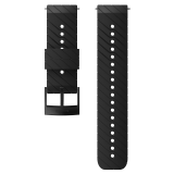 24MM ATHLETIC 3 Szilikon Black Steel szíj M méret