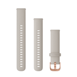 Garmin Quick Release 18mm világos homokkő színű szilikon óraszíj