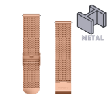 Quick Release 20mm fém milánói óraszíj 18K Rose-Gold csattal