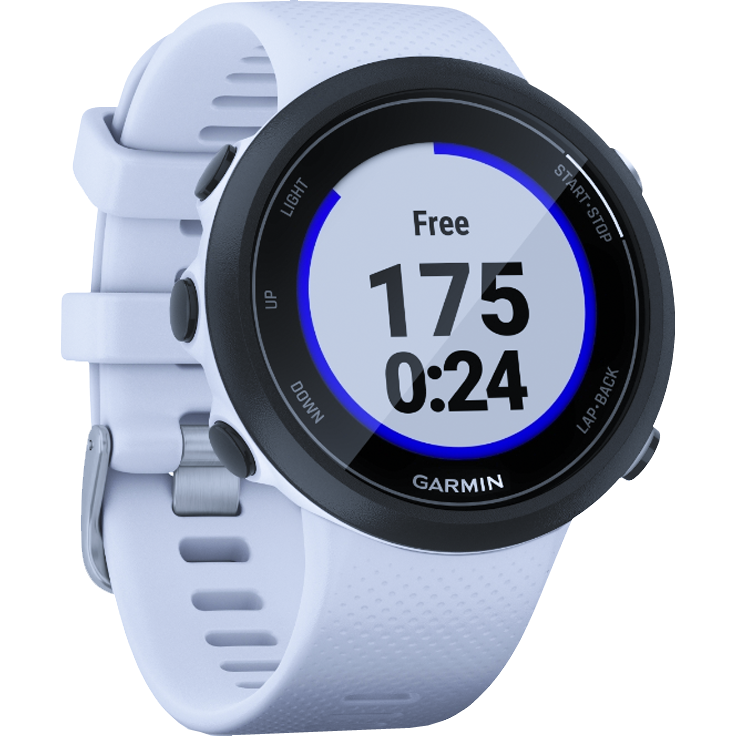 Garmin Swim 2, GPS Swimming Smartwatch for Pool and Open Water, Underwater  Heart Rate, Records Distance, Pace, Stroke Count and Type, White