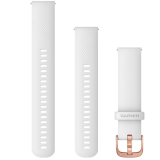 Quick Release 20mm szilikon White óraszíj Rose Gold csattal