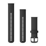 Garmin Quick Release 22mm Fekete színű szilikon óraszíj