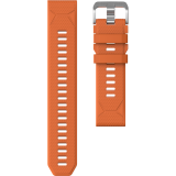 Coros VERTIX Orange-Silver szilikon óraszíj