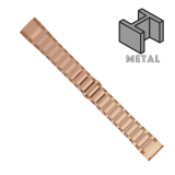 QuickFit 20mm Rose gold-tone steel óraszíj