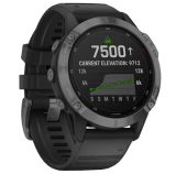Garmin Fenix 6 PRO Solar Grey, fekete szíjjal