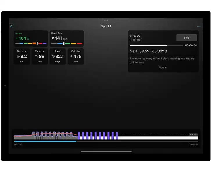 Tacx Nēra okosgörgő – Garmin Coach edzéstervek a Tacx Training alkalmazásban